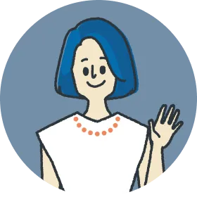 利用者　女性　イラスト